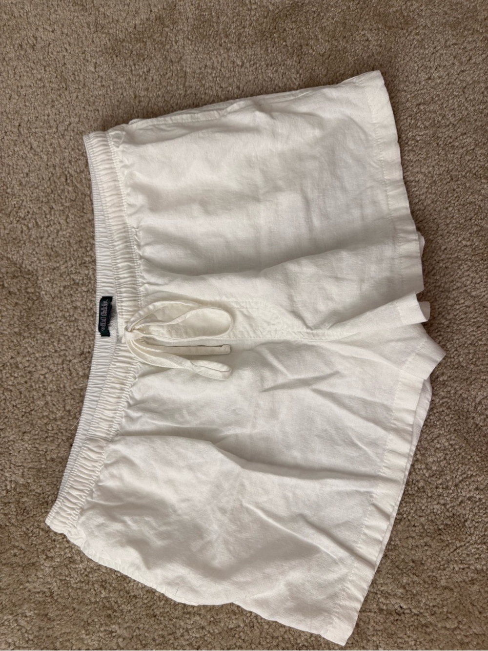 Wild Fable White Pull On Drawstring Shorts Size M